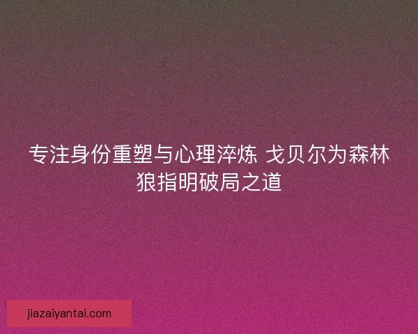 专注身份重塑与心理淬炼 戈贝尔为森林狼指明破局之道